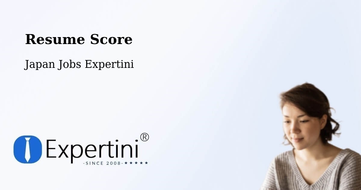 Resume Score & Job Description Match Tool – Narita Shi - Japan Jobs Expertini